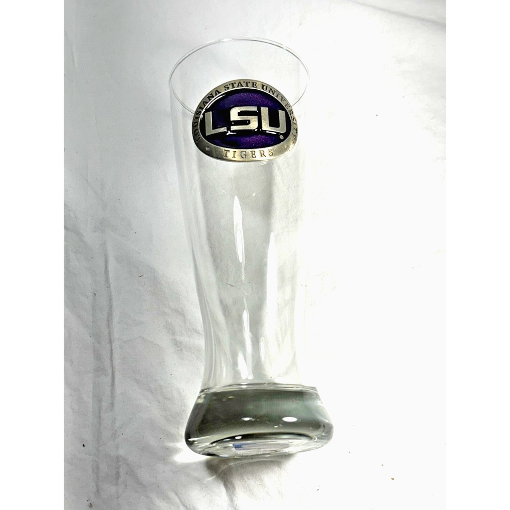 LSU Tigers Heritage Pewter 20 oz Pilsner Glass 2013 USA Licensed Enamel